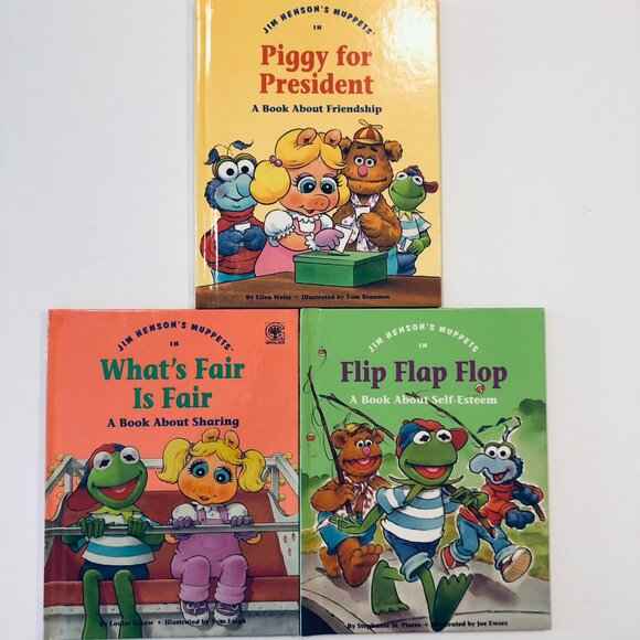 Jim Henson's Muppets Other - Jim Henson's Muppets Piggy for President / What's Fair Is Fair / Flip Flap Flop